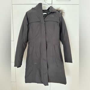 North face grey winter jacket (women)